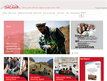 Tablet Screenshot of dacaar.org